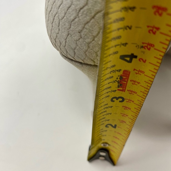 Women’s Elegant Gray Peep-Toe Heels Size 9 - Picture 9 of 9